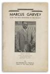 (GARVEY, MARCUS.) MUDGAL, HUCHESHWAR. Marcus Garvey. Is he the True Redeemer of the Negro?